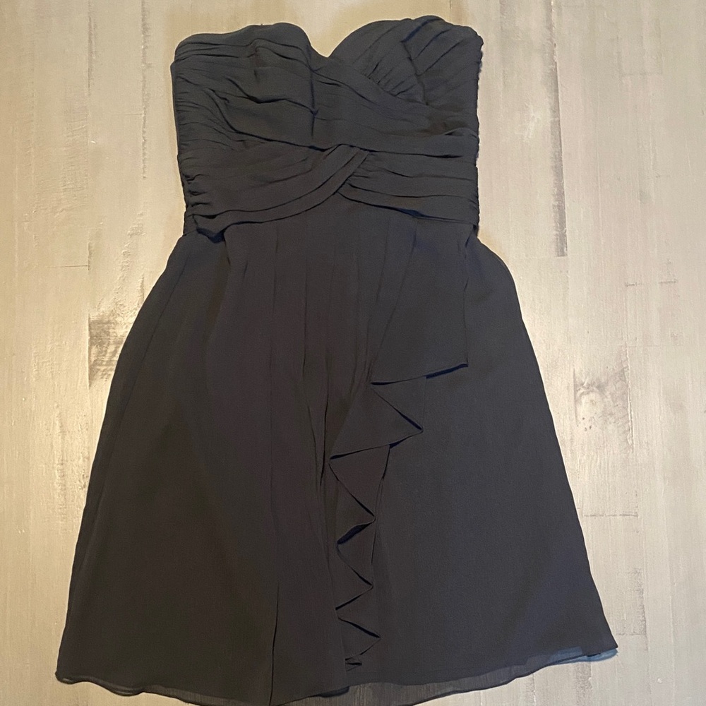 David's Bridal Elegant Black Gown